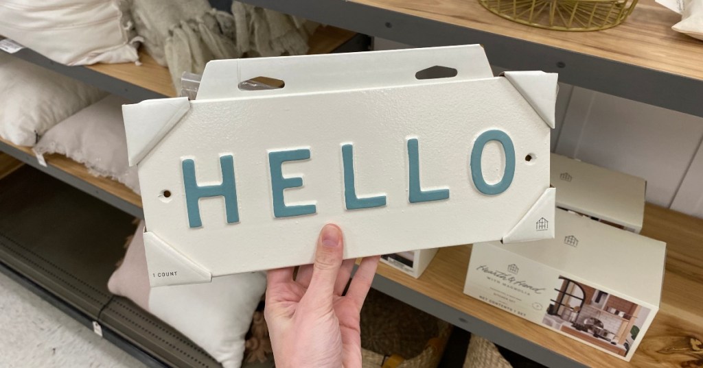 Hello sign