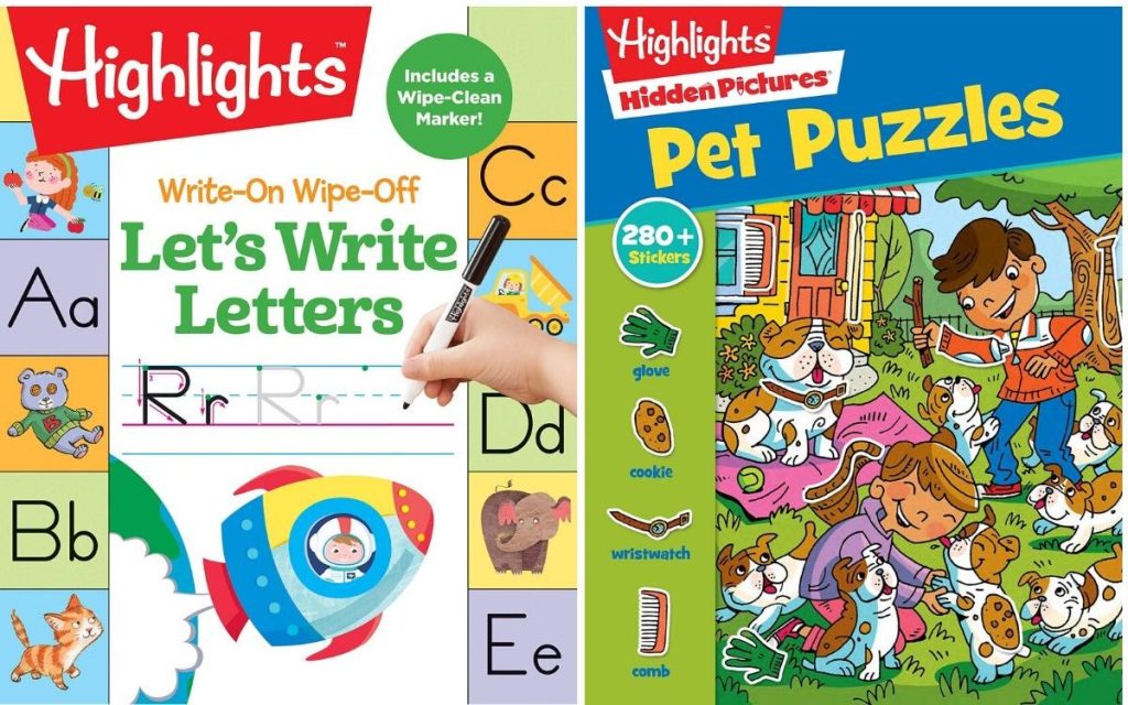 two highlights activity books