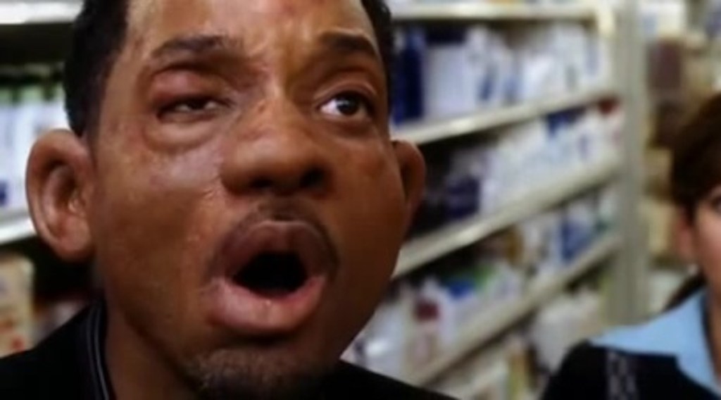 close up of will smith with puffy eyes