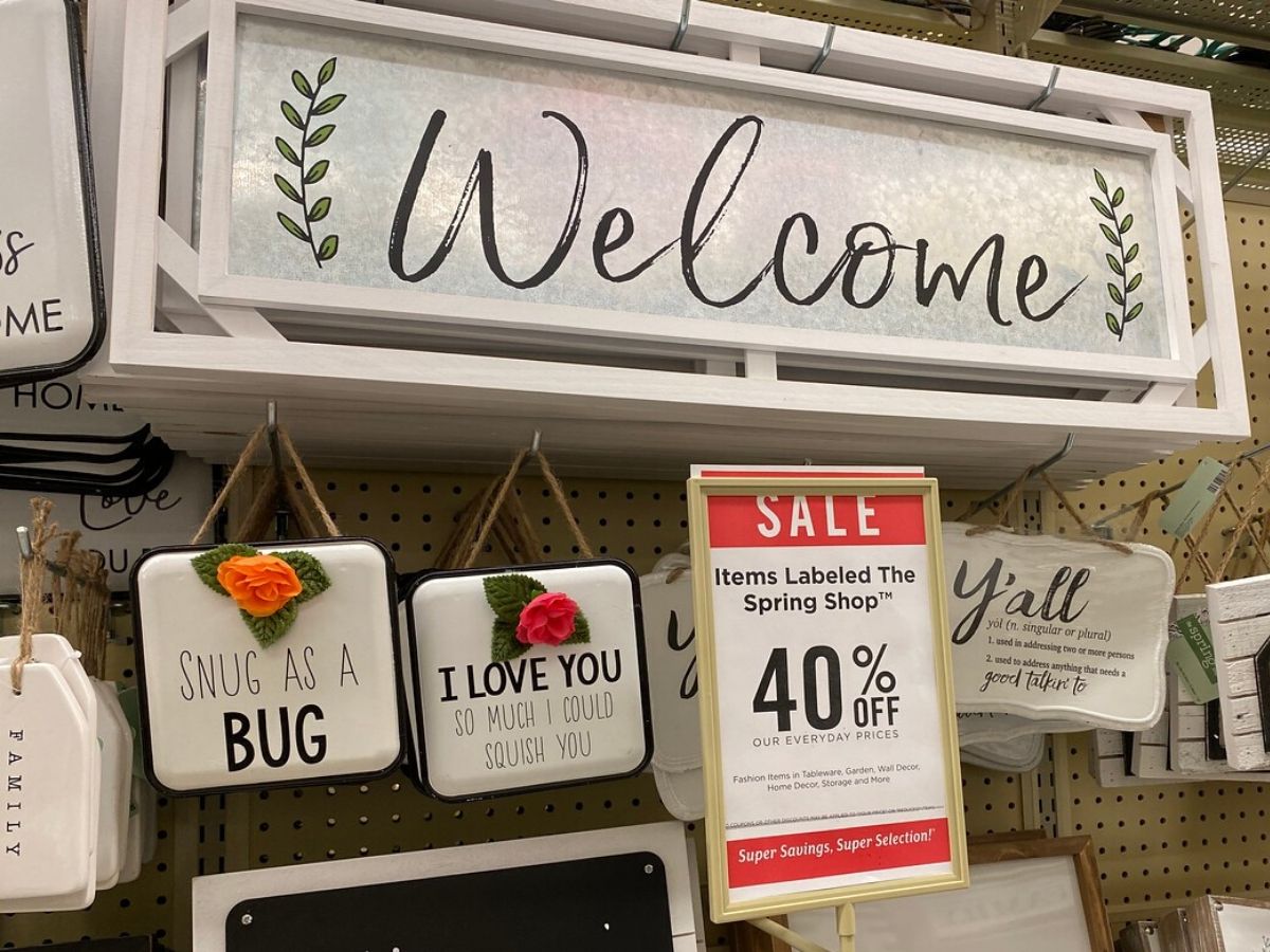 40 Off New Spring Decor At Hobby Lobby   Hobby Lobby Spring Shop 2020 