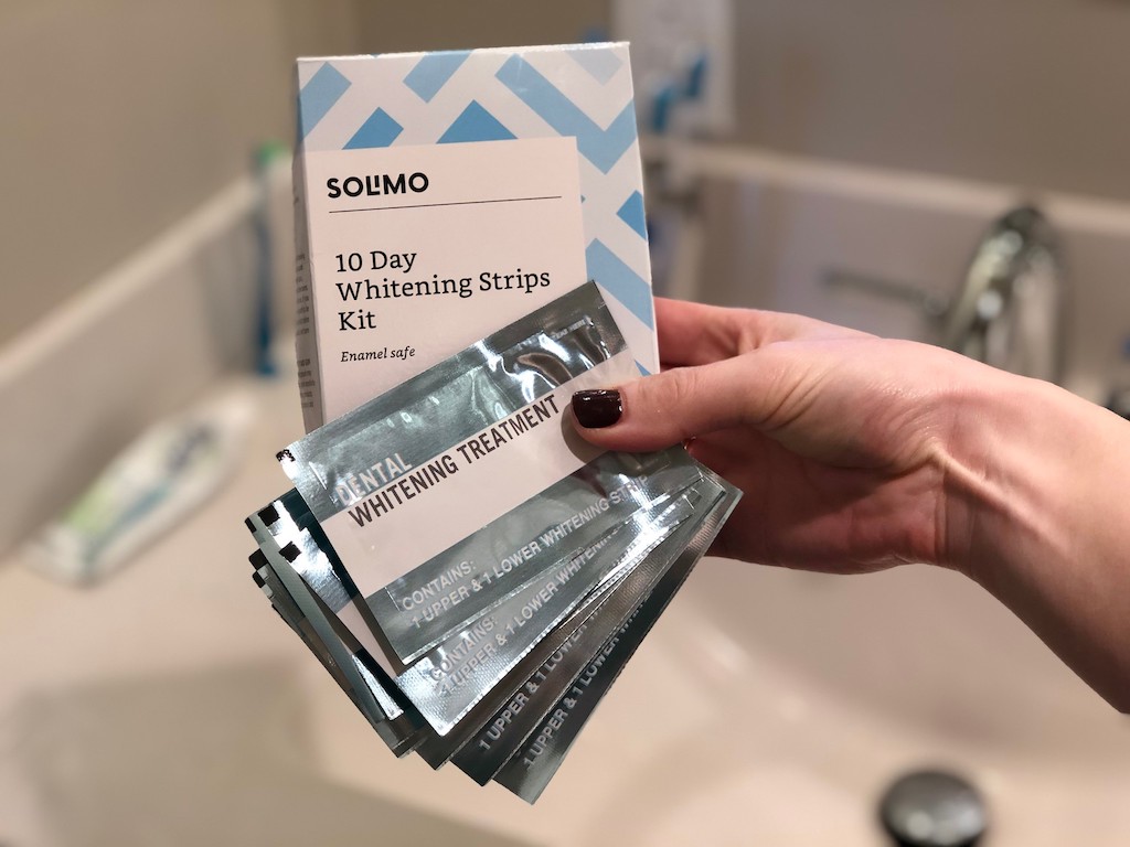 holding Solimo whitening treatment