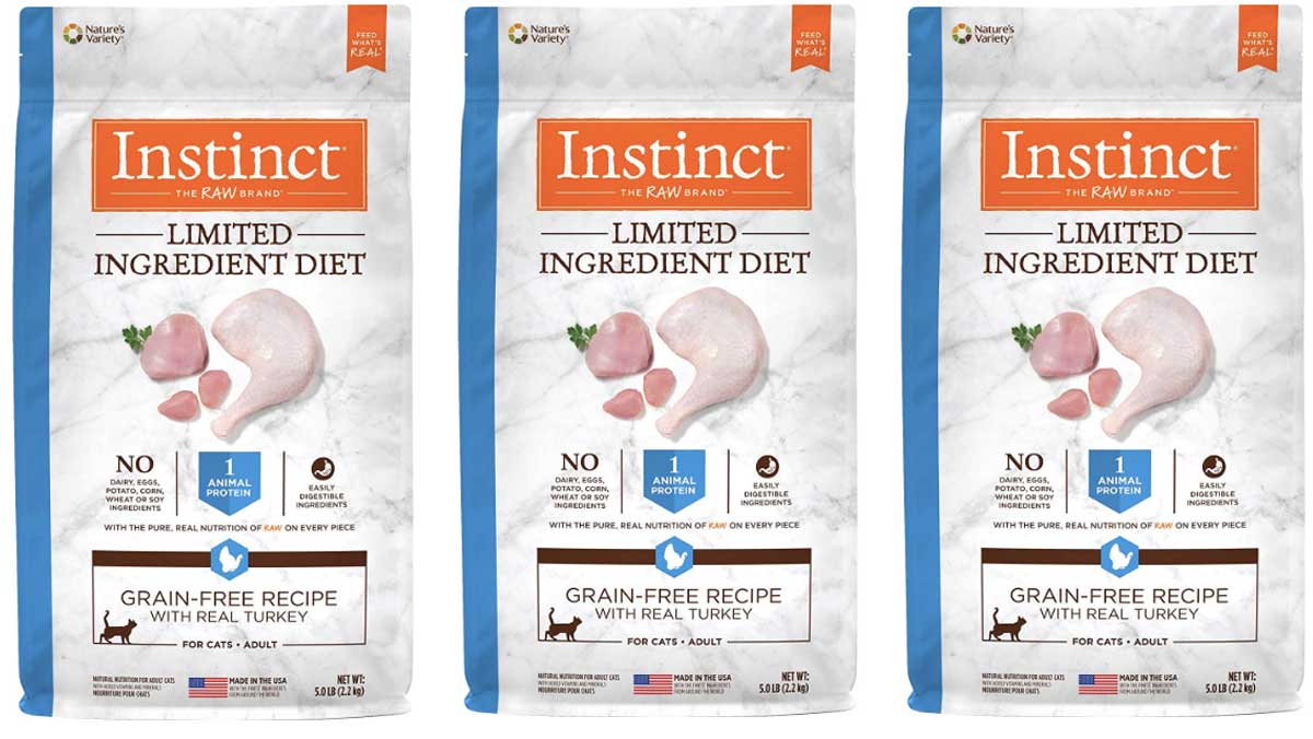 instinct limited ingredient turkey cat food