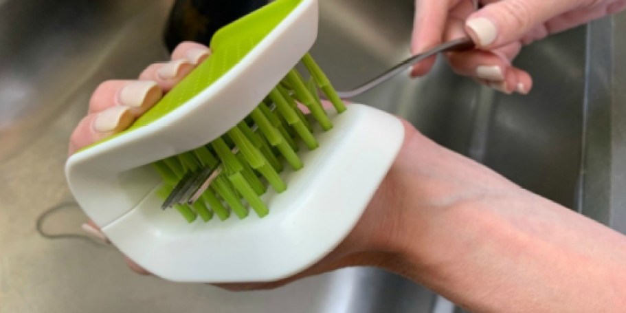 WOW! This Knife & Cutlery Cleaning Brush is Genius & Only $3.99 Shipped on Amazon!
