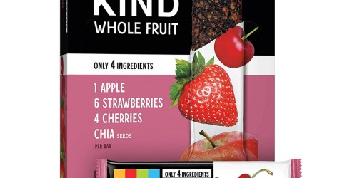 KIND Fruit Bars 12-Count Box Only $10.84 Shipped on Amazon (Just 90¢ Each)