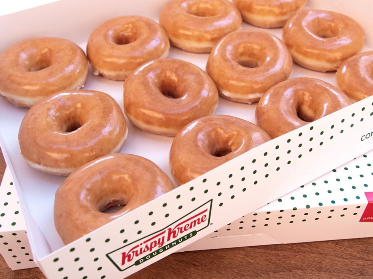 FREE DOZEN Original Glazed Doughnuts When You Join Krispy Kreme Rewards (+ Daily Deals All Week)