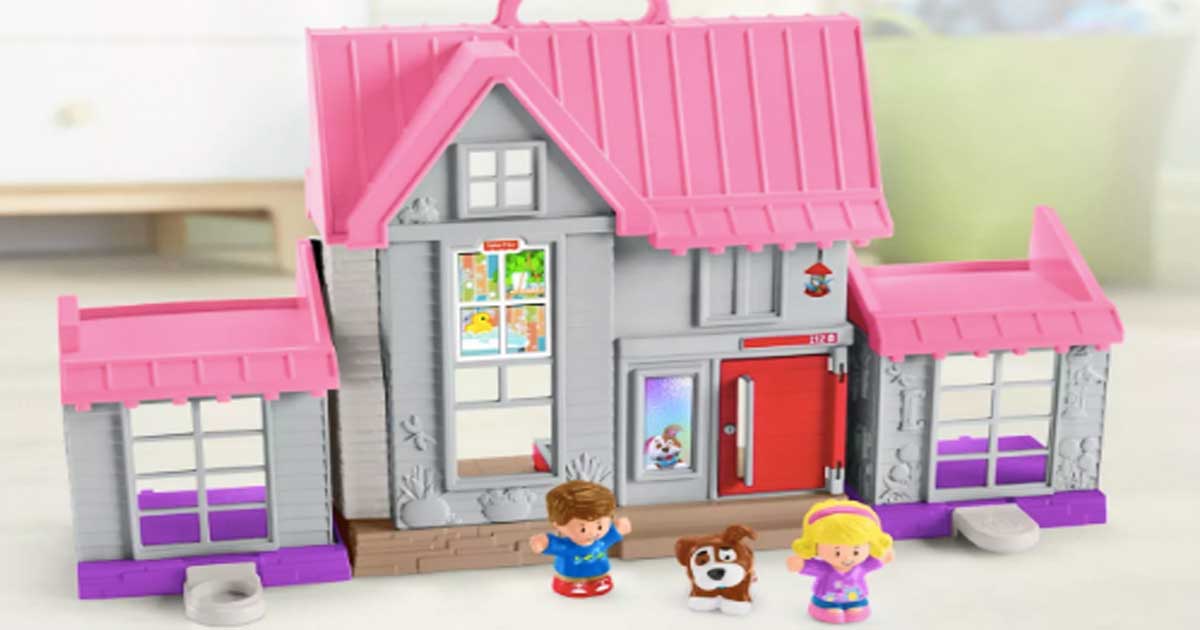 fisher price little people pink house
