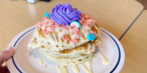 Now at IHOP – Pancakes Topped With Your Favorite Childhood Cereals
