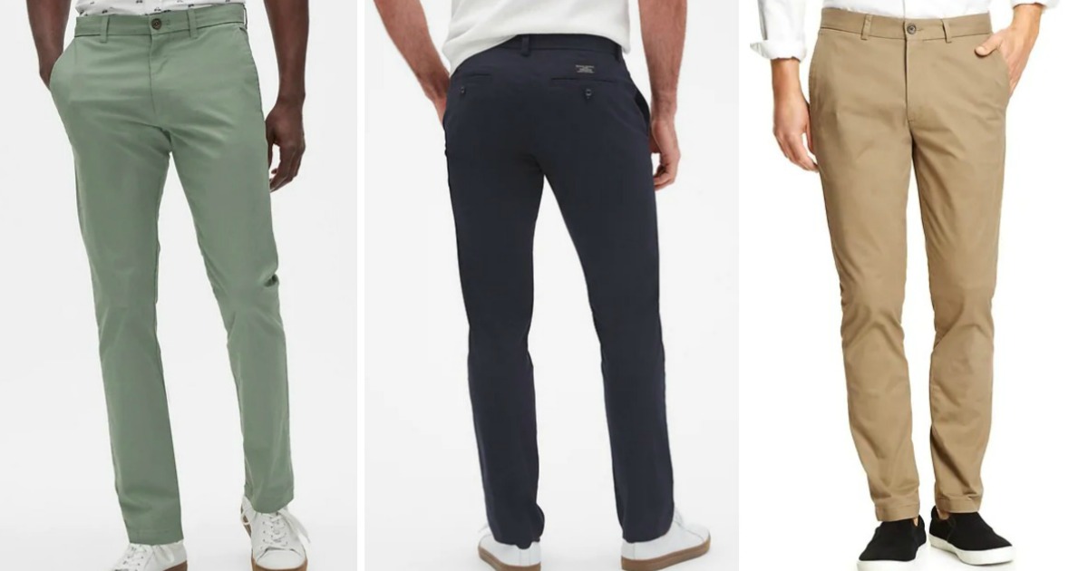 colorful mens chinos