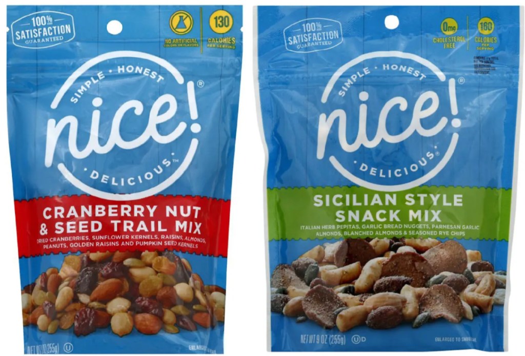 nice! seed trail and snack mix
