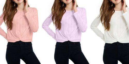 Up to 80% Off Juniors’ Tops & Sweaters on Macy’s
