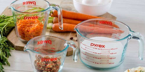 Pyrex Measuring Cups 3-Piece Set Only $11.59 on Amazon