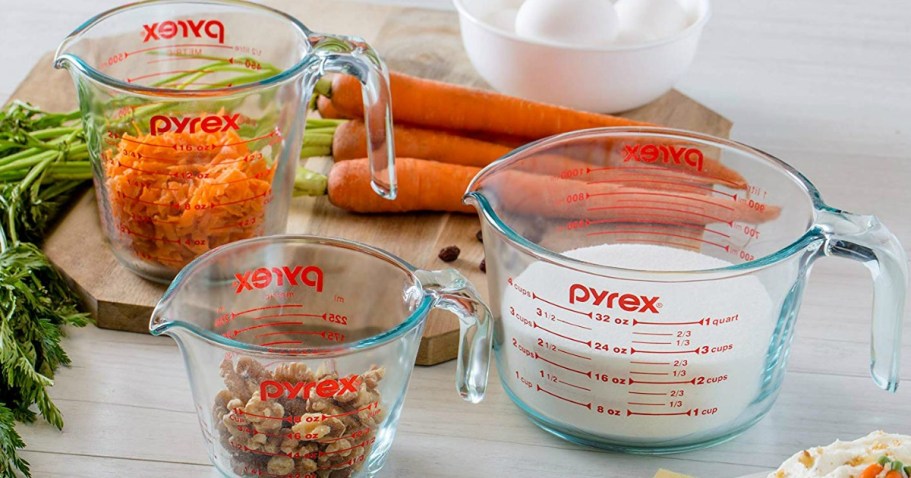 Highly-Rated Pyrex Measuring Cups from $5.94 on Macy’s.com