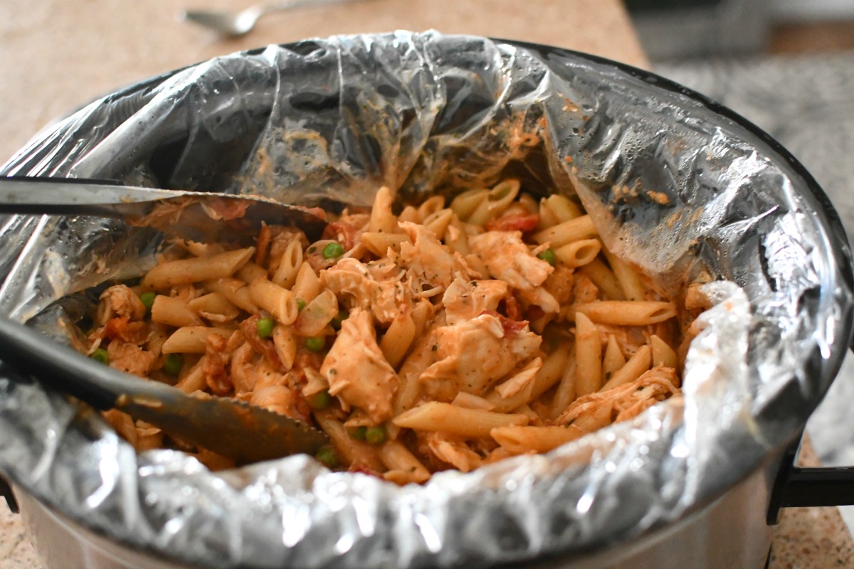 slow cooker penne and chicken