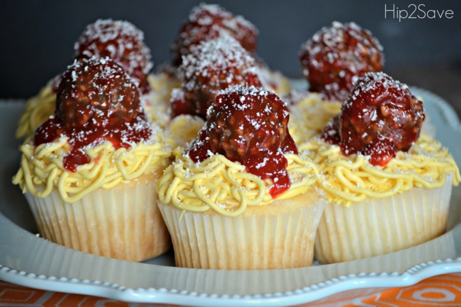 Spaghetti and Meatballs Cupcakes (Fun April Fools’ Day Dessert Idea!)