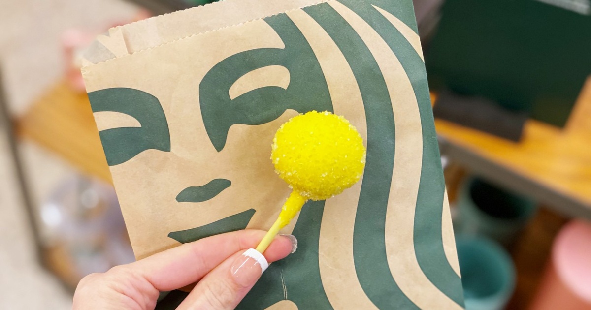 Starbucks Lemon Cake Pops are Back for Spring