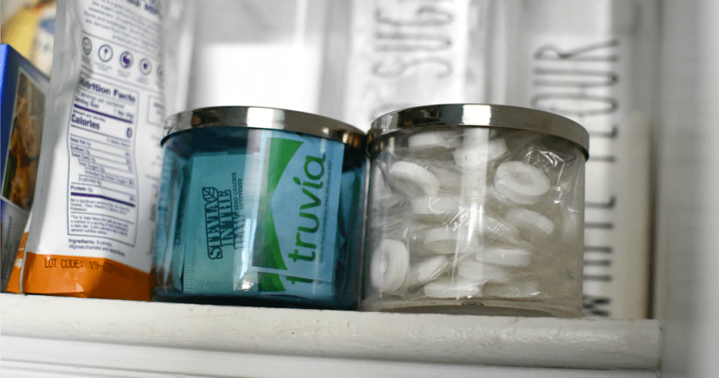 storing food in bath & bodyworks candle jars