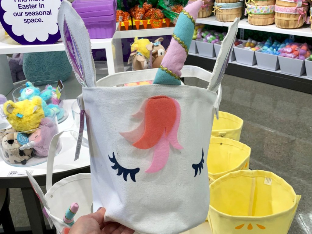 target plush easter basket