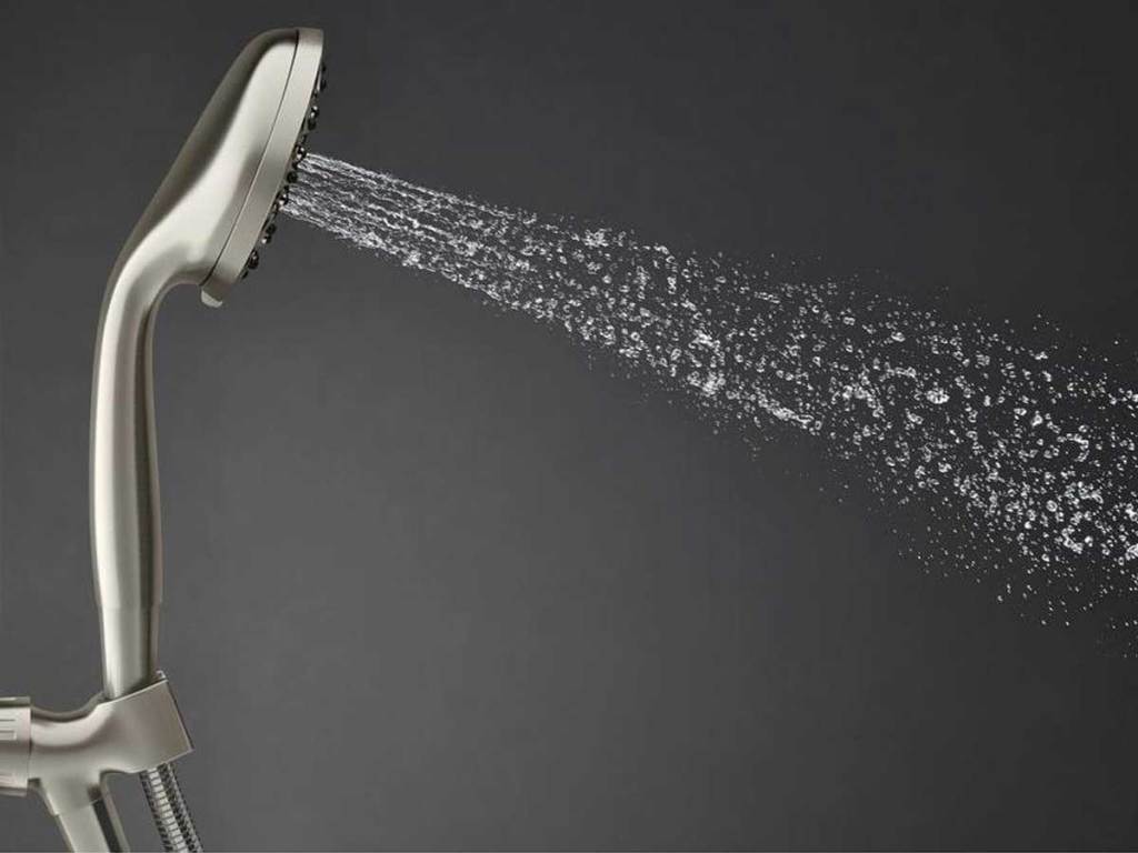 Kohler Radiate 5-Spray Single Wall Mount Handheld Showerhead in Vibrant Brushed Nickel