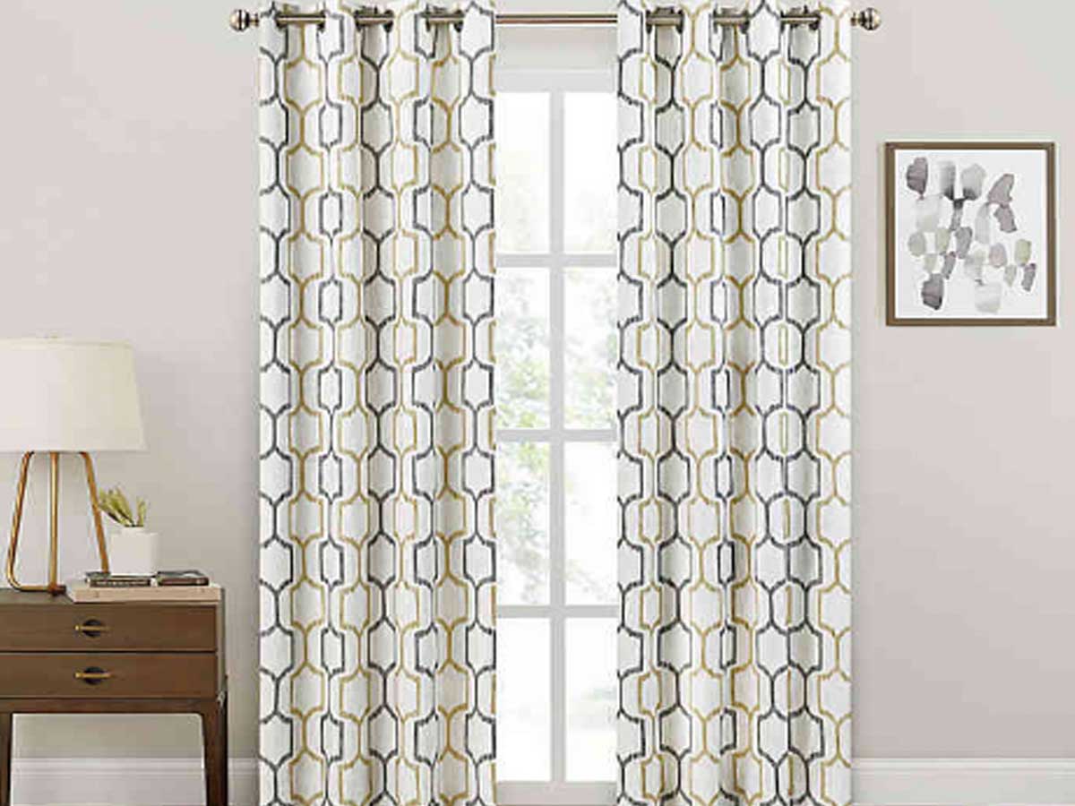 Blackout Room Darkening Curtain Panels as Low as 7 on Bed Bath