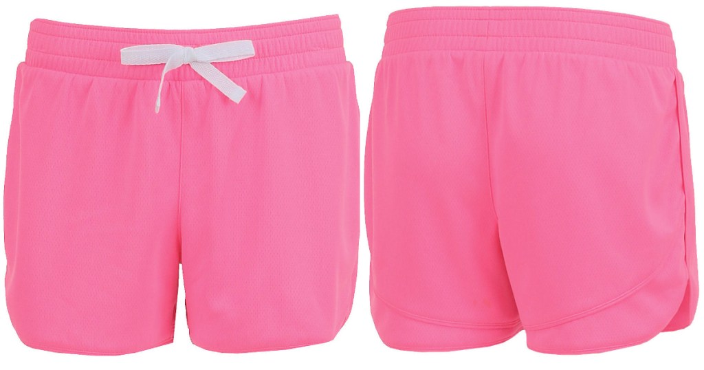 pink pair of girl shorts from academy sports