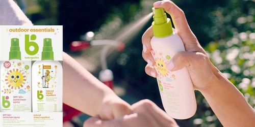 Babyganics Baby Sunscreen Spray & Bug Spray Set Just $12.69 on Amazon (Regularly $20)