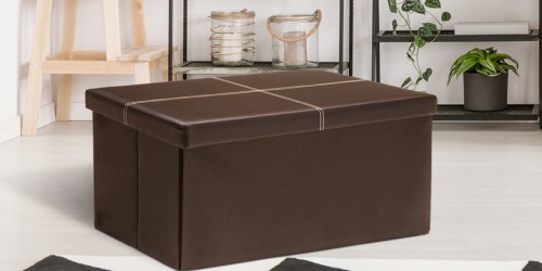 Collapsible Storage Ottoman Bench Just $21 on Walmart.com (Regularly $50)