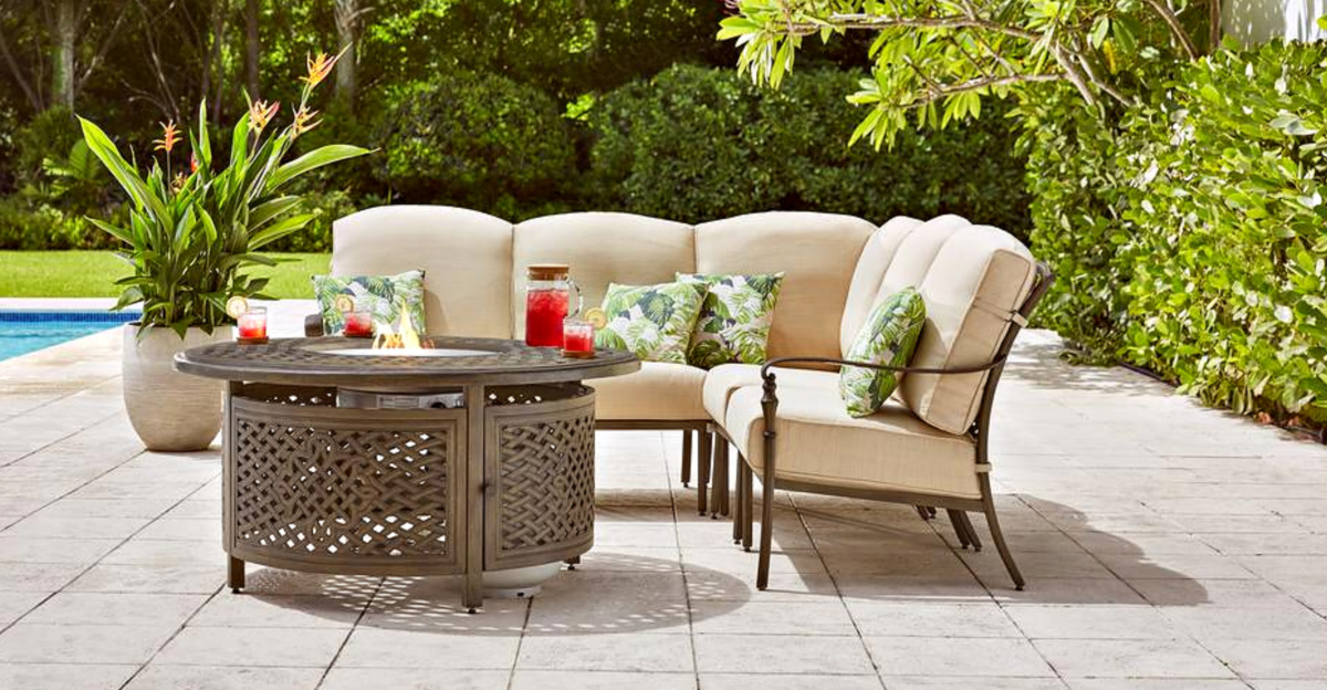 Hampton Bay 4-Piece Patio Set Just $399.50 Delivered On HomeDepot.com ...