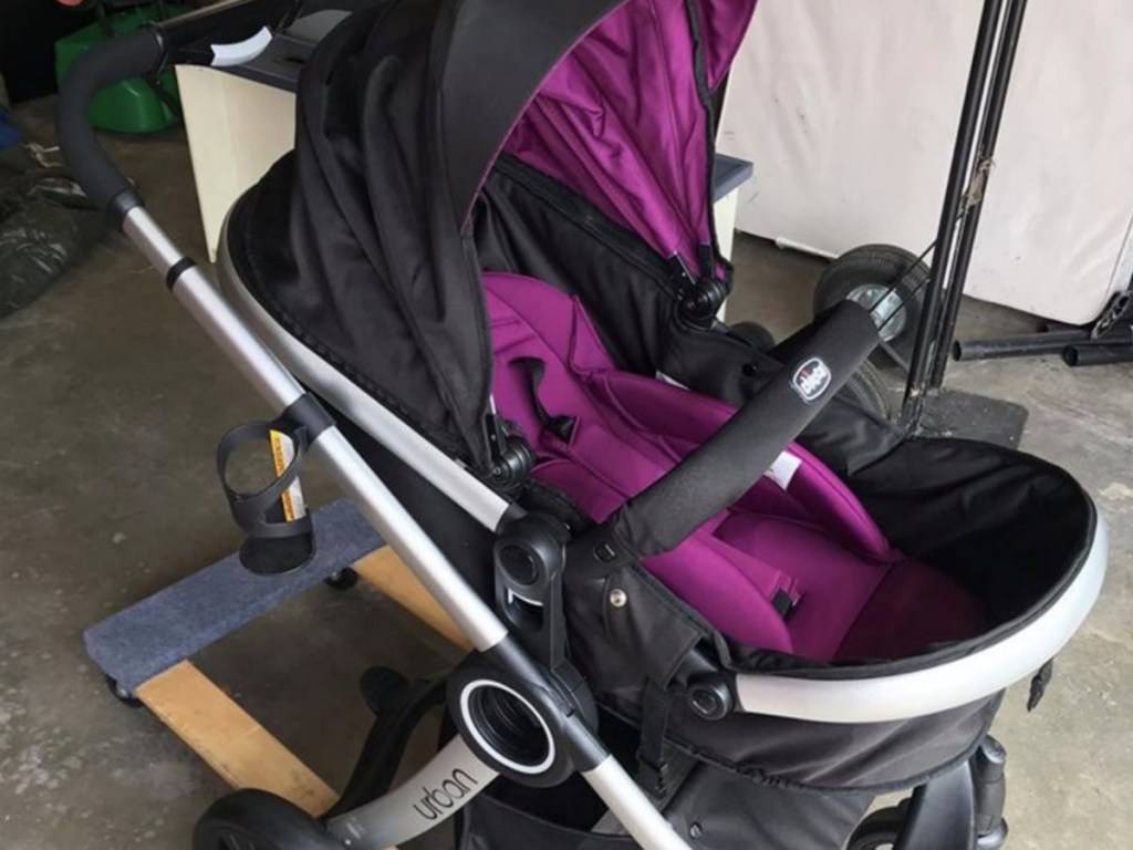 Chicco Urban Stroller Set in magenta