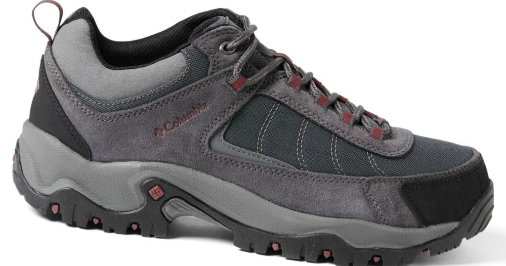 grey hiking shoe