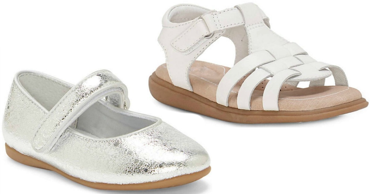 next girls silver sandals