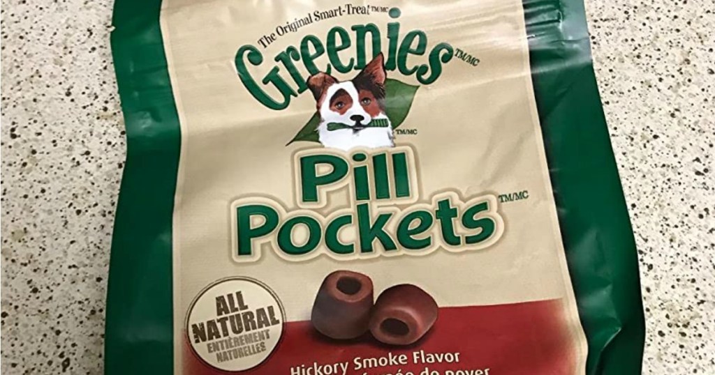bag of Greenies Pill Pocket Dog Treats