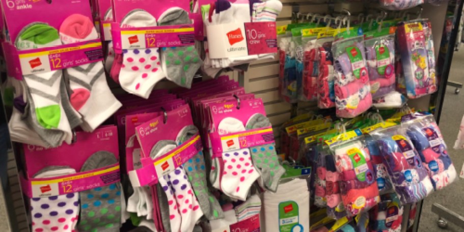 Hanes Girls Socks 10-Pack Just $3.89 on Target.com