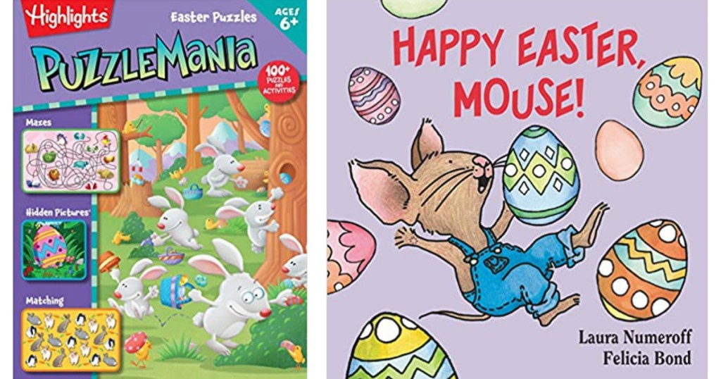 Highlights PuzzleMania and Happy Easter Mouse books
