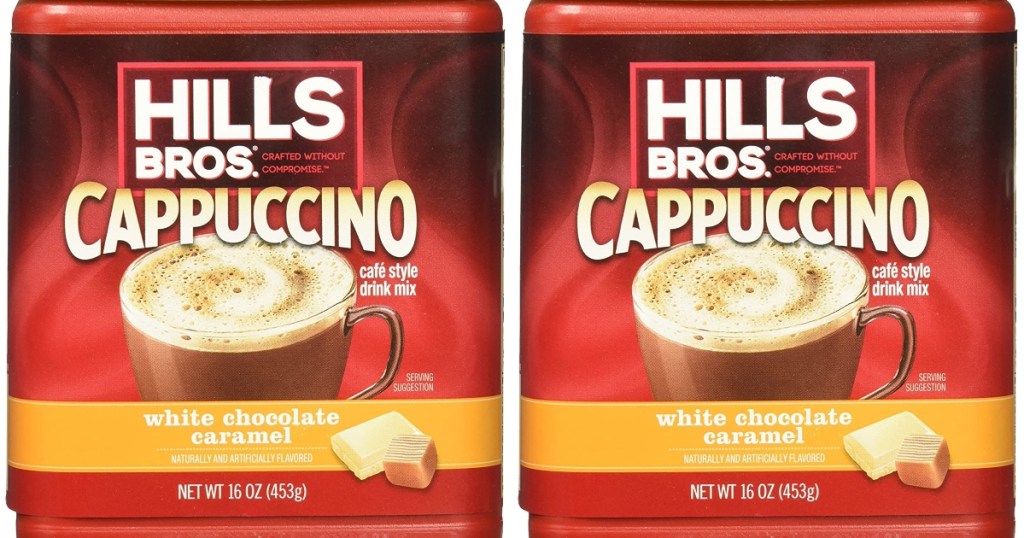 Two 16oz. Hills Bros. Cappuccino