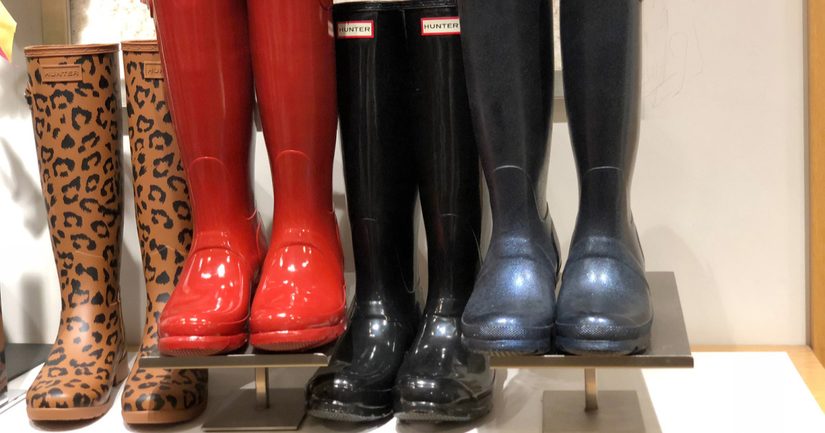 hunter brand rain boots