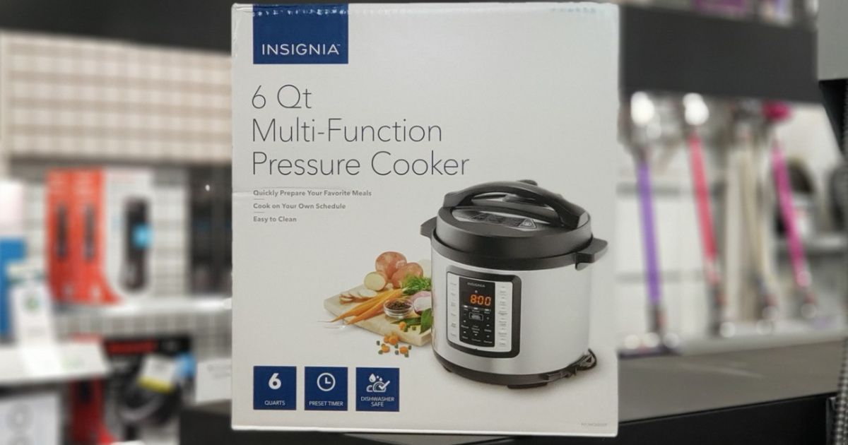 Insignia 6-Quart Multi-Function Pressure Cooker Only $29.99 at Best Buy