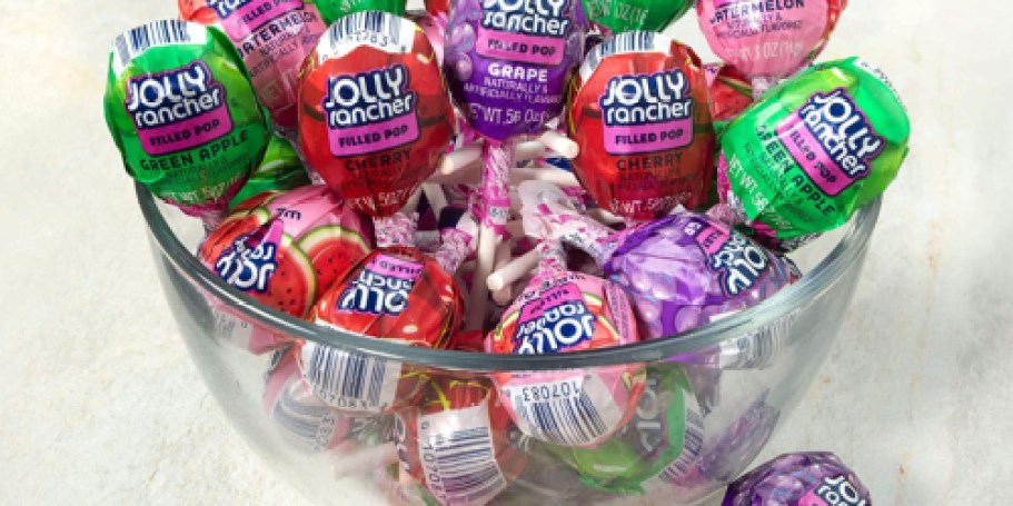Jolly Rancher Filled Pops 100-Count Just $7 on Amazon (Reg. $18)