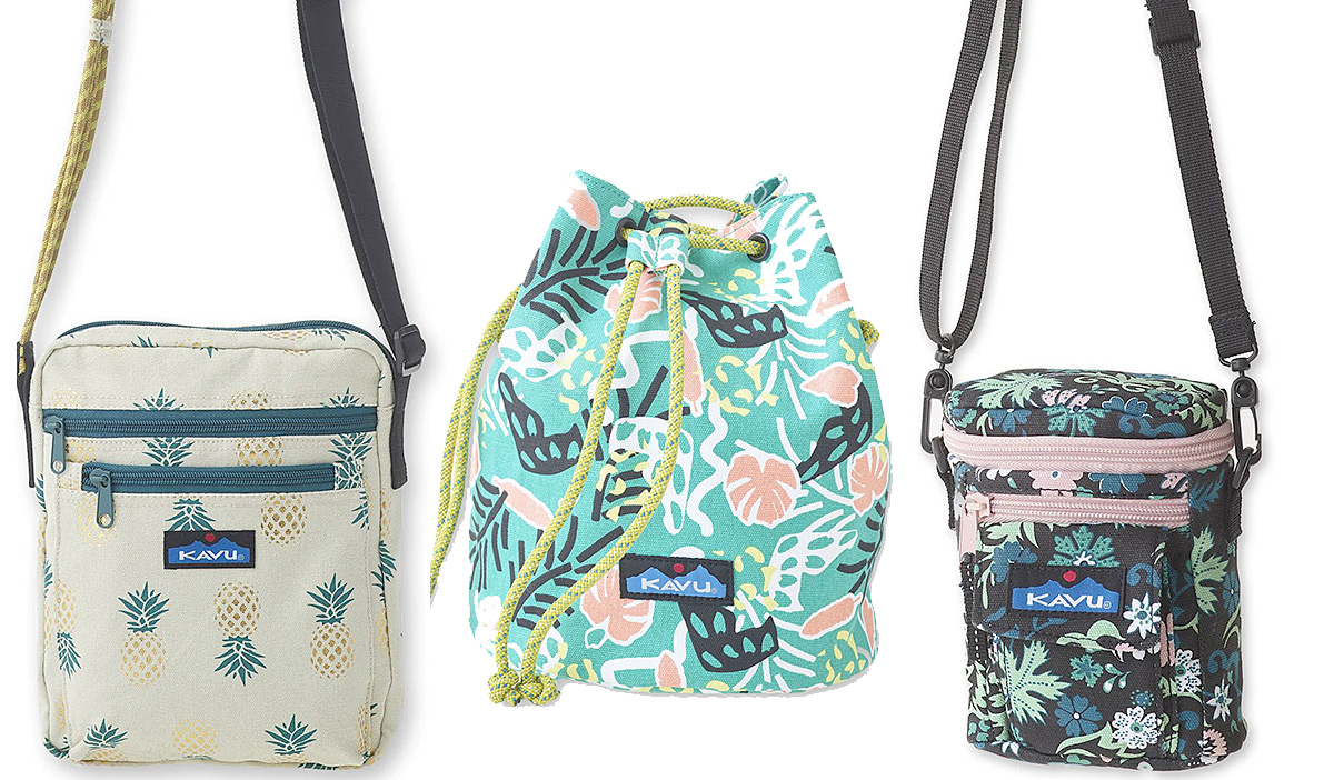 kavu canvas crossbody bag