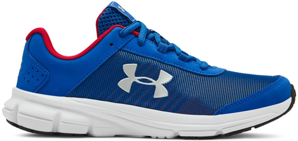 Kids' bright blue athletic shoes