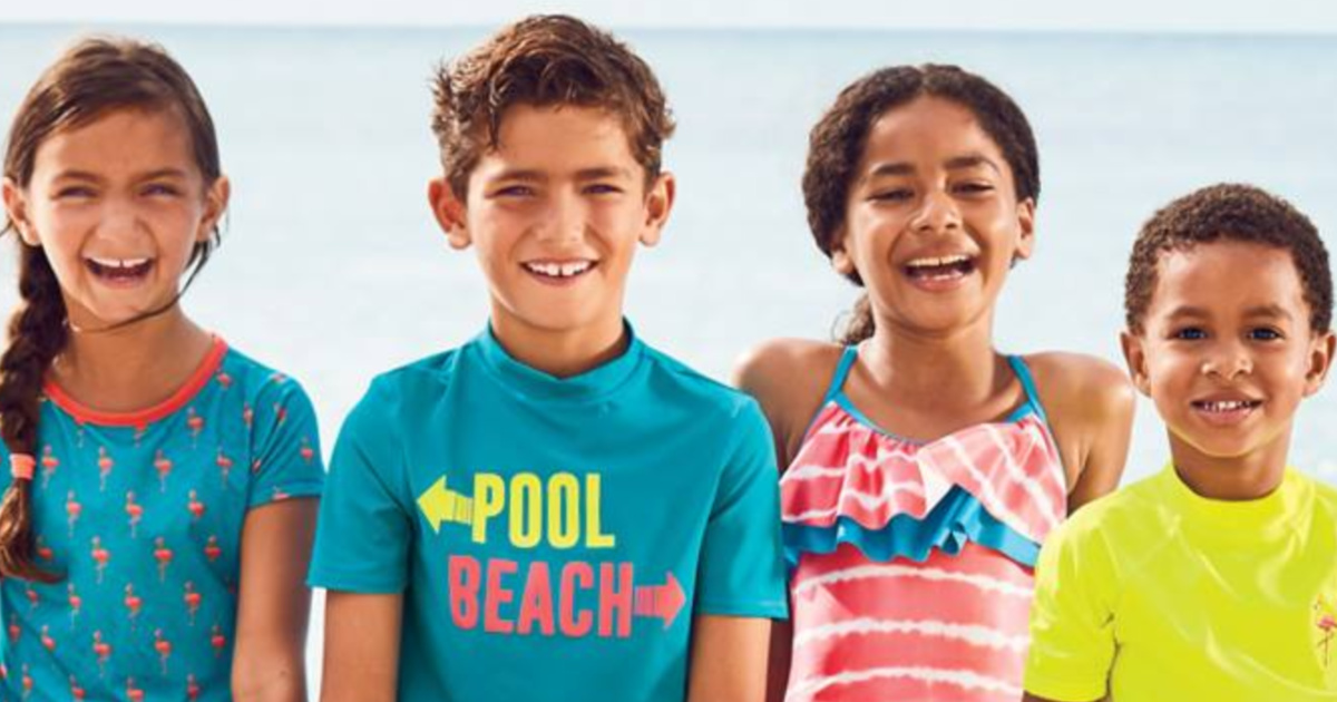 lands end childrens swimsuits