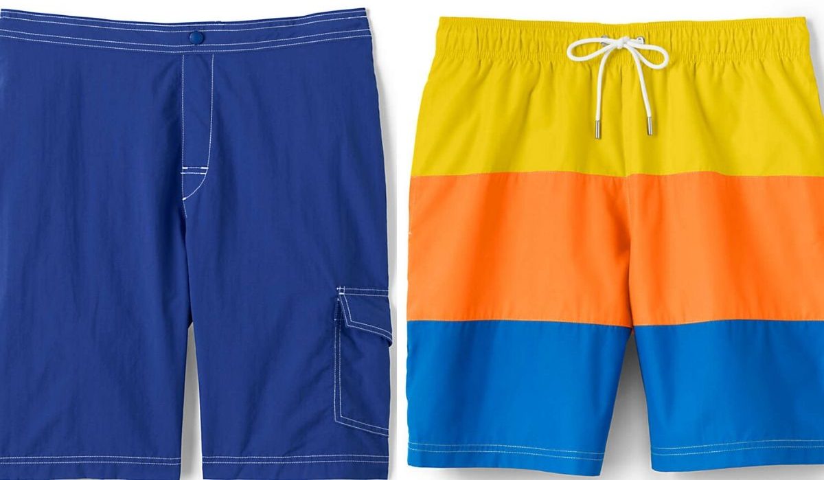 lands end men's swimwear