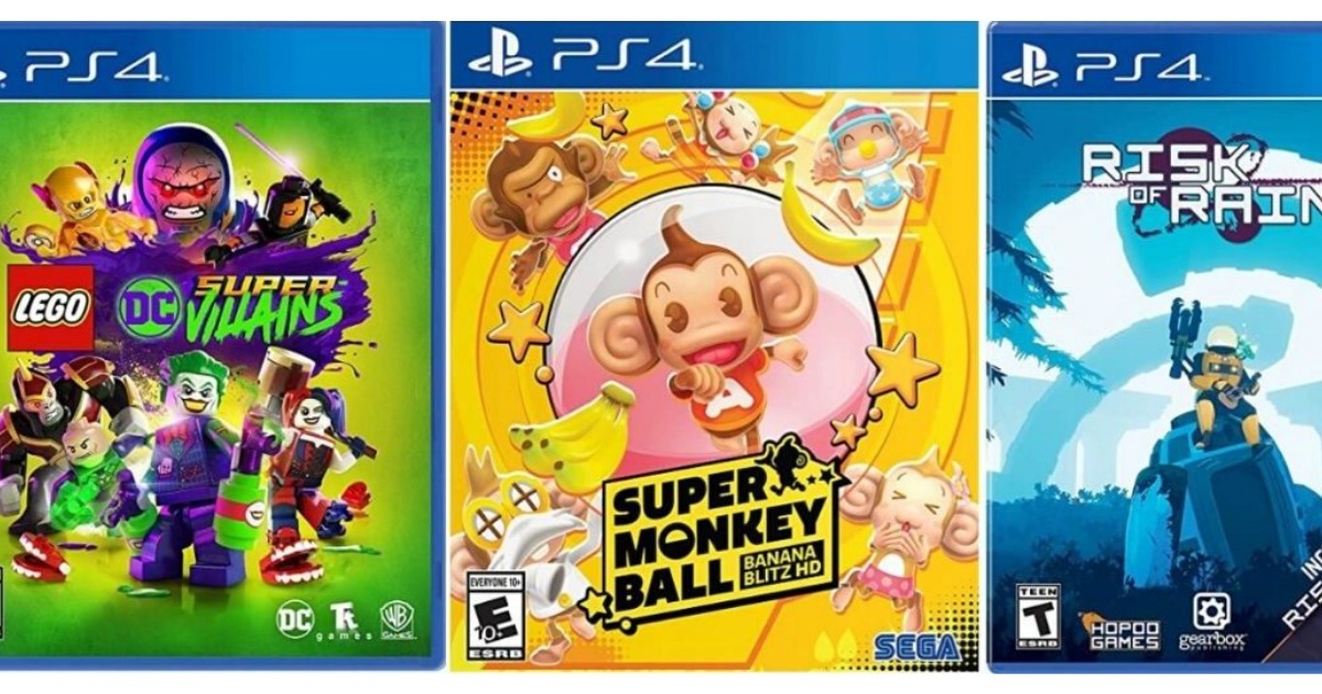 PS4 video game covers stock images