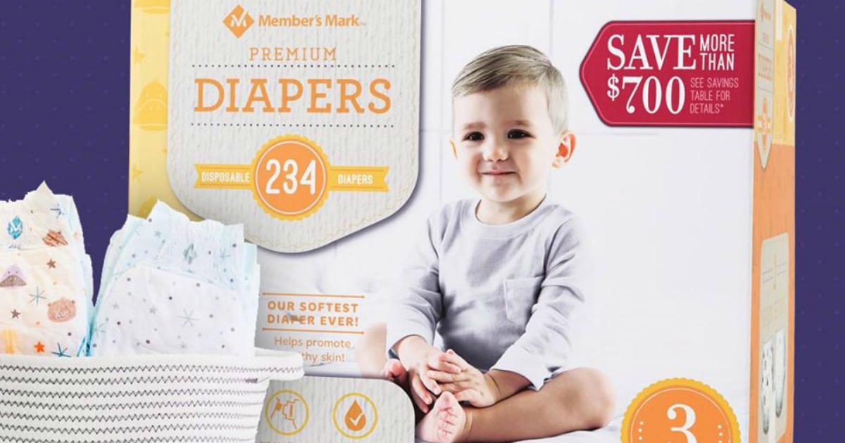 member's mark diapers