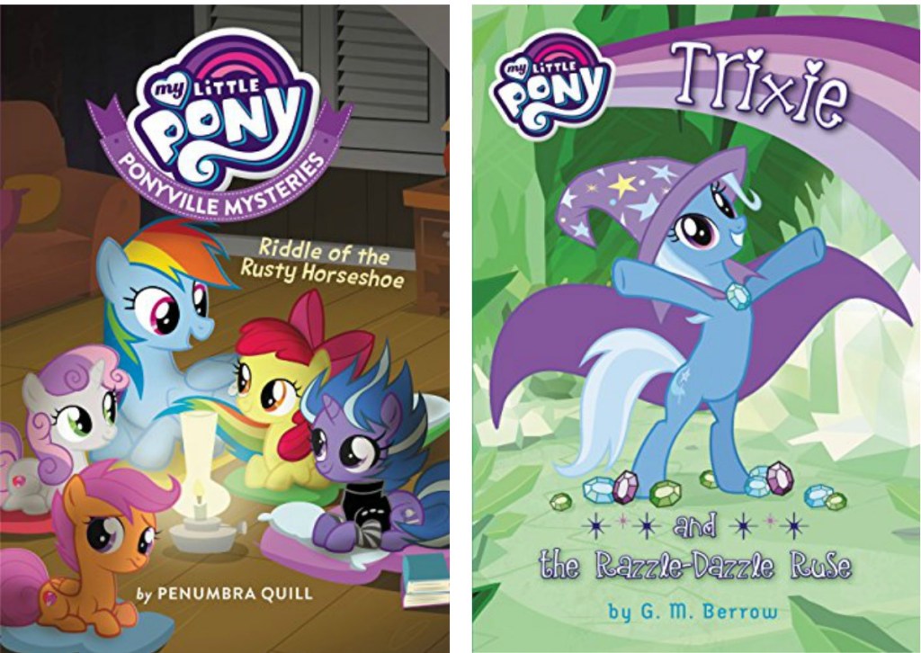 Two My little pony themed kids books