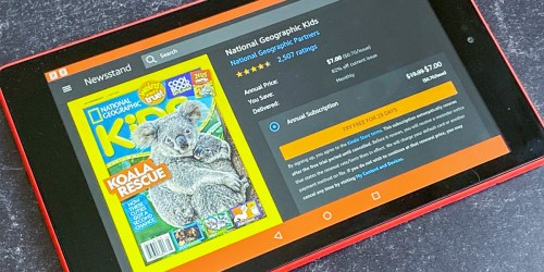 National Geographic Kids Kindle Edition 1-Year Subscription Only $7 (Regularly $20)