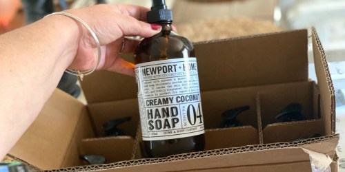 Hand Soap 8-Pack Just $26.99 Shipped on Costco | Decorative & Refillable Glass Bottles