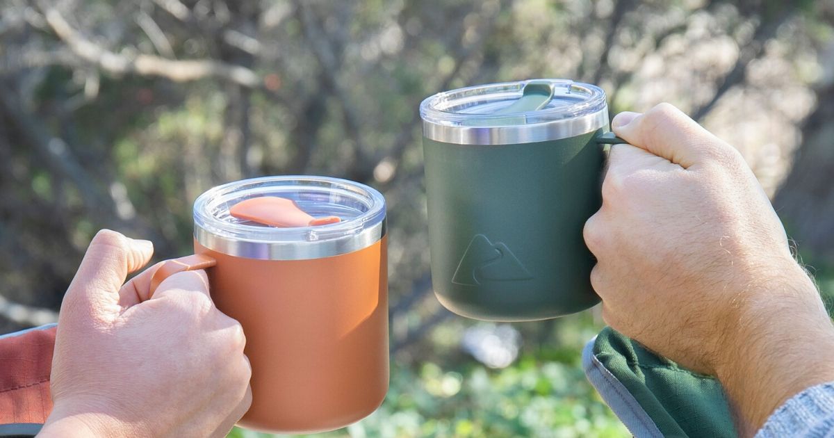Ozark Trail Insulated Stainless Steel Coffee Mug 3-count Only $25.99  (Regularly $45)