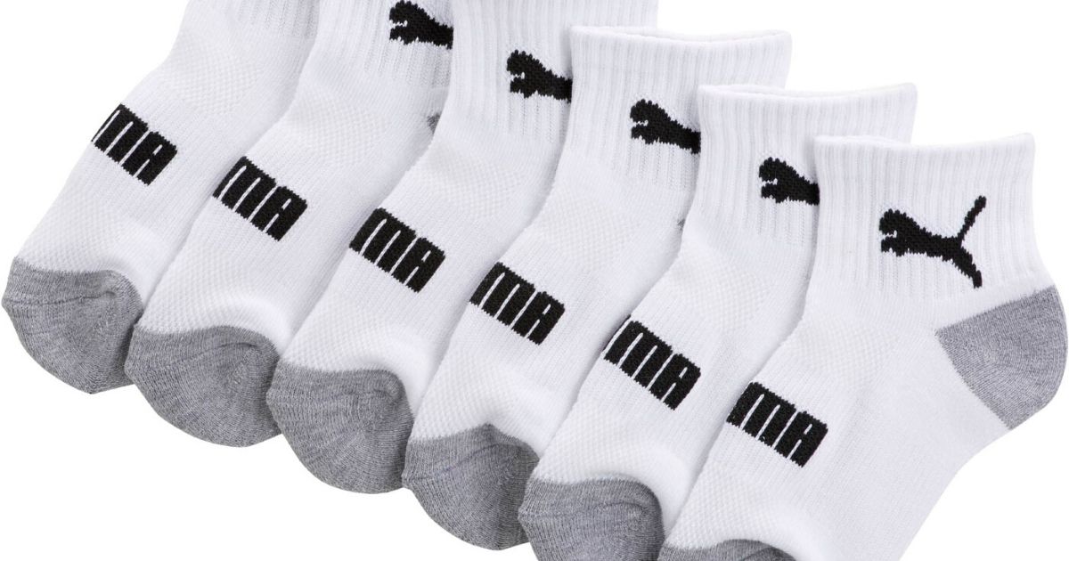 PUMA Socks 6-Pack as Low as $3.99 