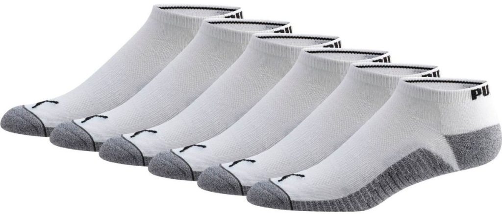 6 puma mens low cut socks