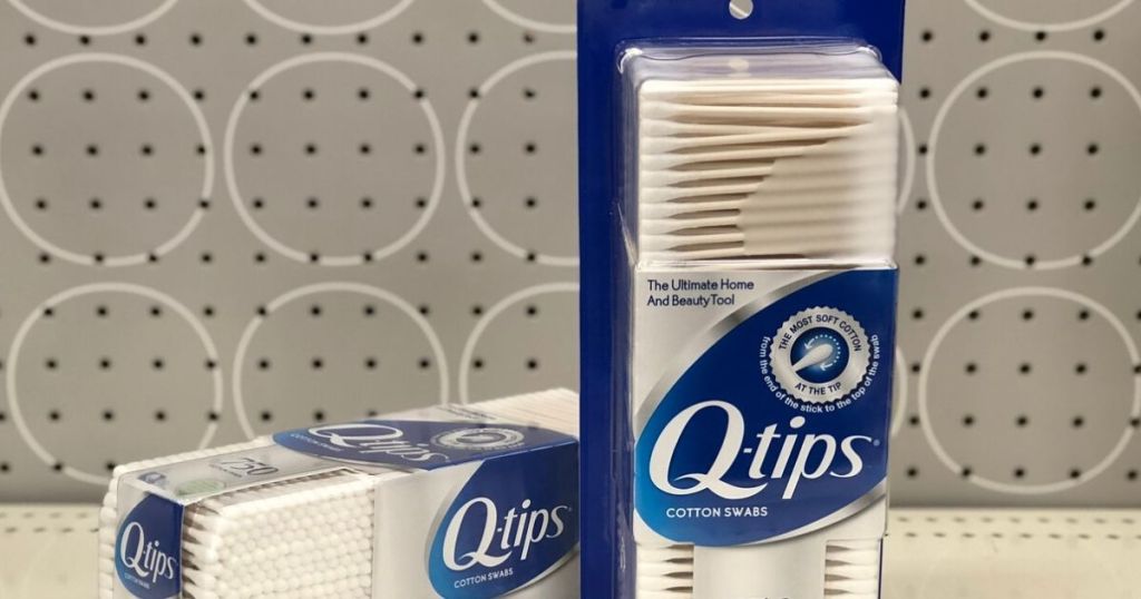 two 500-count packs of q-tips